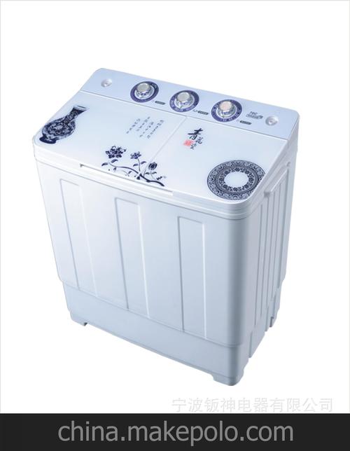 宁波慈溪洗衣机工厂5.5kg双桶半自动波轮式洗衣机